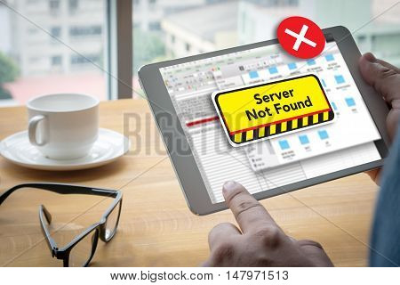 Computer Server Not Found Error Inaccessible
