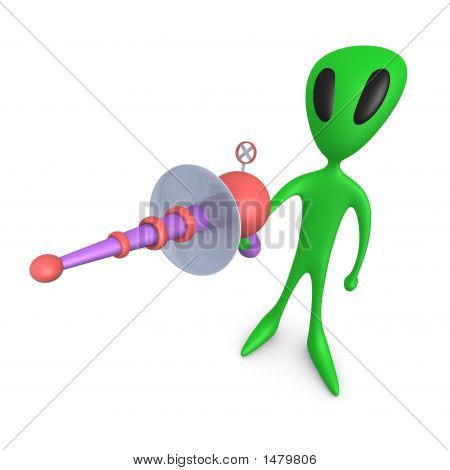 Lasergun와 외계인