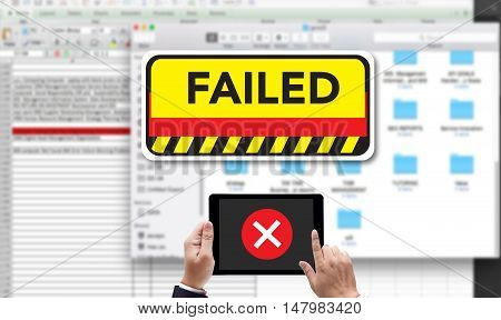 Not Good Failed Fail Failing Fiasco Inability Unsuccessful It Failed