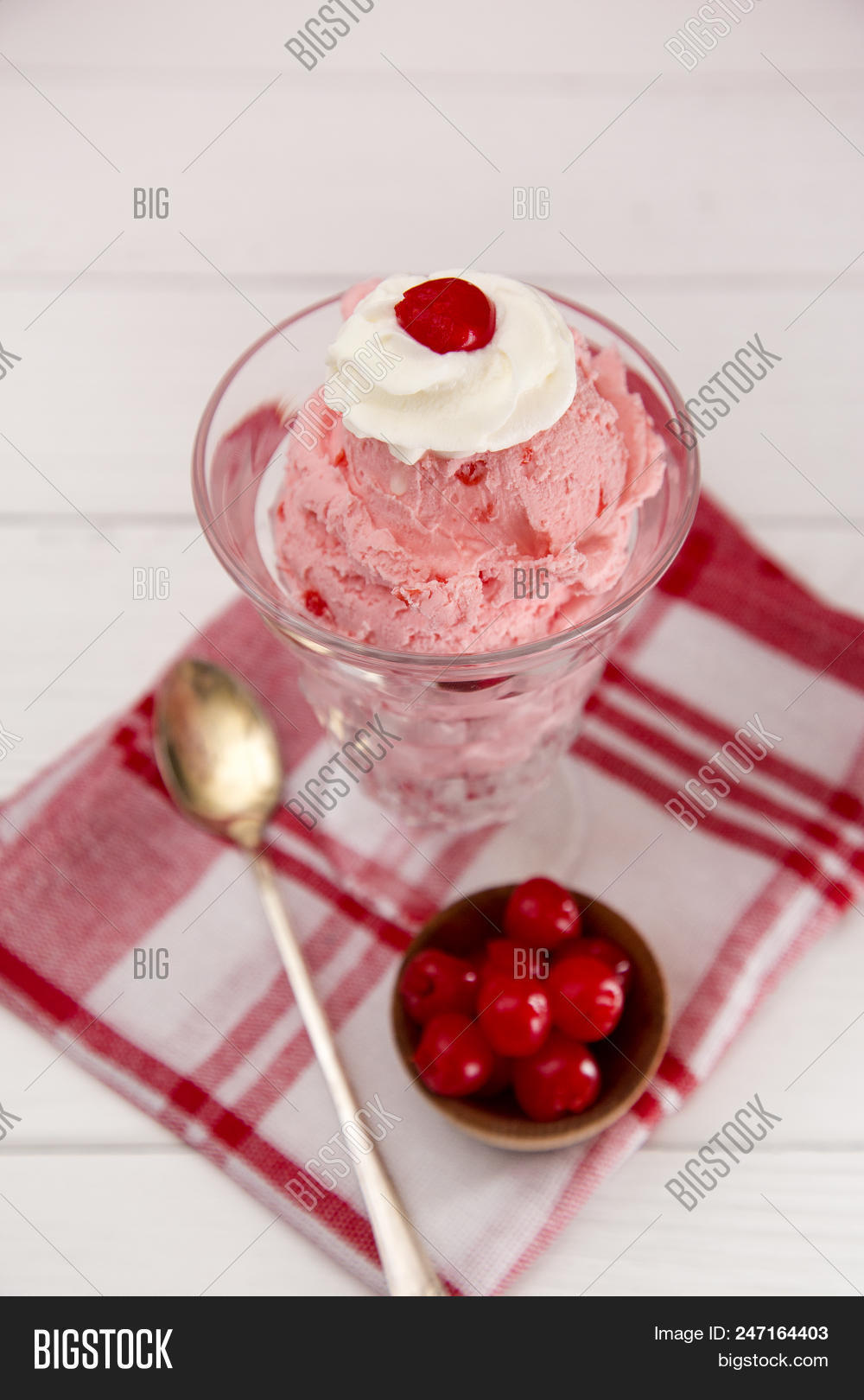 Cherry Ice Cream Image & Photo (Free Trial) Bigstock