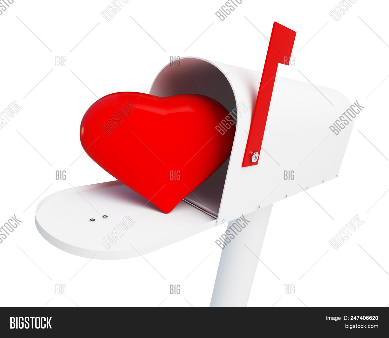 Heart Mailbox Image & Photo (Free Trial) | Bigstock
