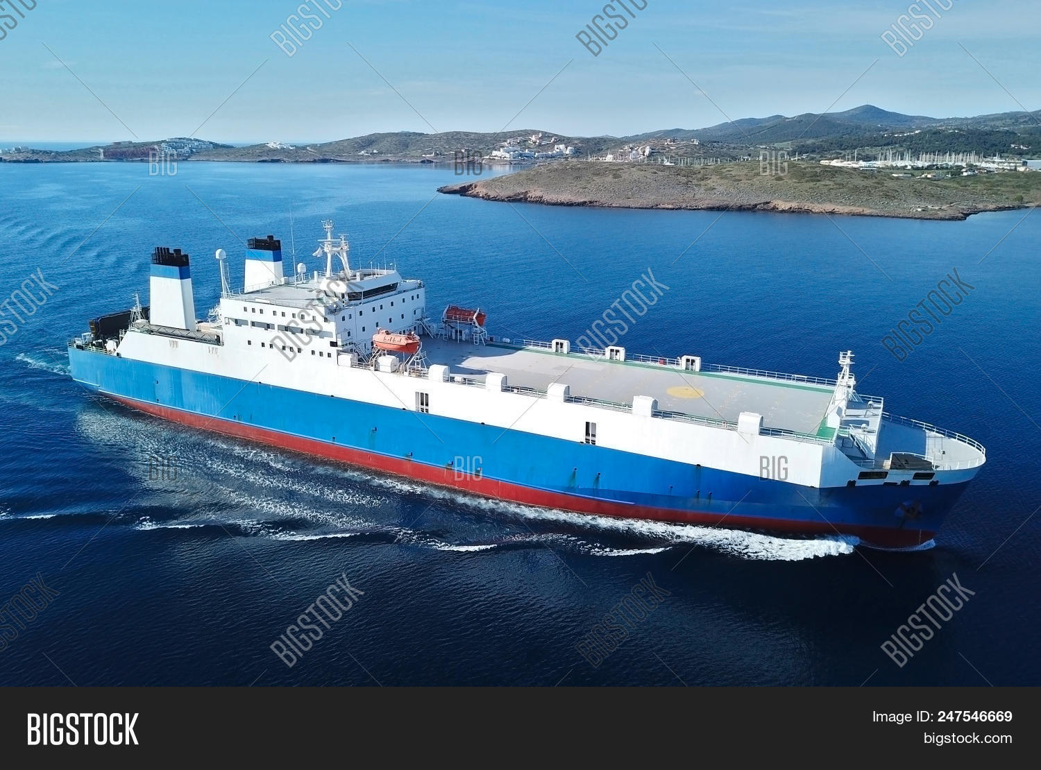 Roro Ship Sailing Image & Photo (Free Trial) | Bigstock