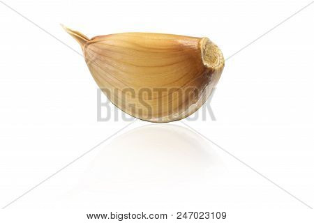 Garlic isolated on white background with clipping path