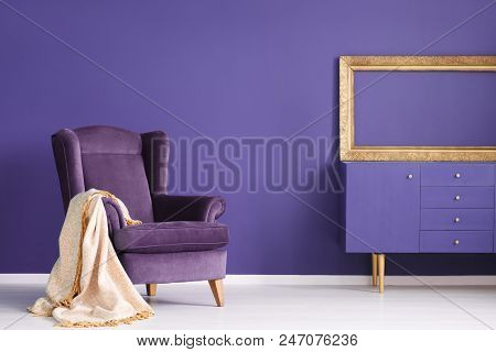Living Room Interior With Mockup
