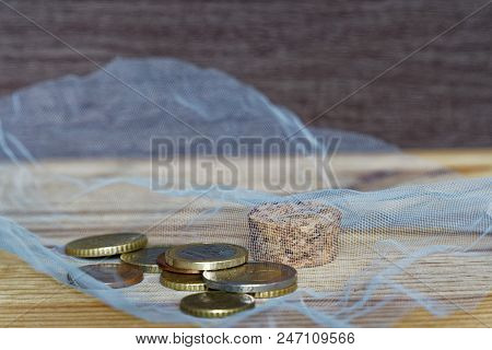 Idea In Business Casual Stacking Money As Concept For Success Or Savings, Investment And Accounting.