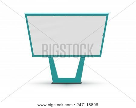 Blank Bigboard. Street Advertising. Advertising On The Post. Design Of A Billboard. Street Billboard