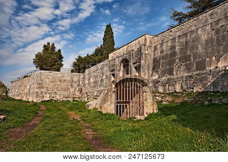 Pula, Istria, Croatia: The Ancient Venetian Kastel, Military Fortress Built Between 1630 And 1633