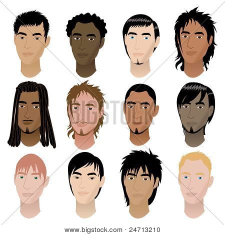 Mens visages 6