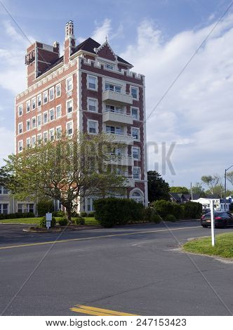 Montauk, New York-june 8: The Six-story Carl Fisher Office Building (later The Montauk Improvement B