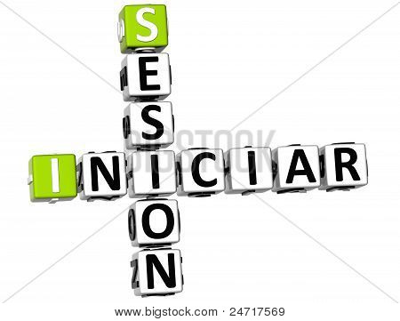 3D Iniciar Sesion keresztrejtvény