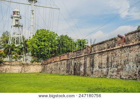 Fort Cornwallis In Georgetown, Penang, Is A Star Fort Built By The British East India Company In The