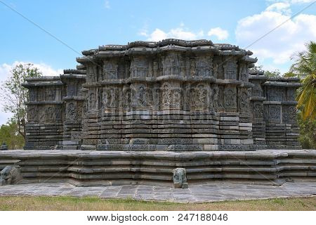 Kedareshwara Temple, Halebid, Karnataka, India View From The West