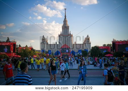 Fifa Fan Fest At Sparrow Hills Aka Vorobyovy Gory In Moscow At Fifa Football World Cup - 26 June 201