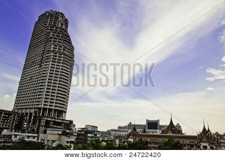 Cityscape scenes of Sathorn Bangkok