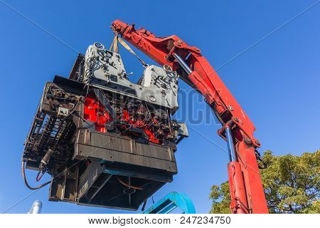 Rigging Hydraulic Crane Machine
