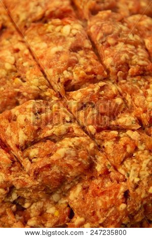Grounded Pork Sausage Ready To Be Scooped Up