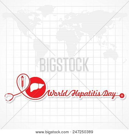 Vector Illustration Of World Hepatitis Day Stock Image And Symbols