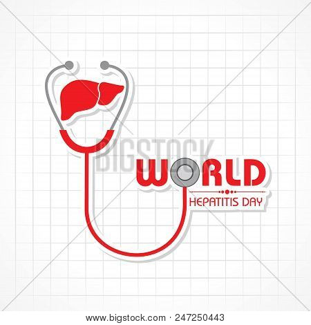 Vector Illustration Of World Hepatitis Day Stock Image And Symbols