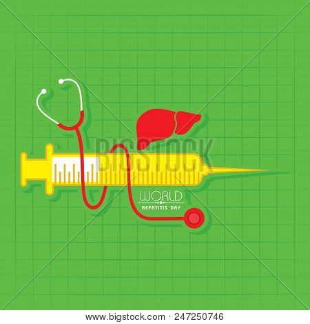 Vector Illustration Of World Hepatitis Day Stock Image And Symbols