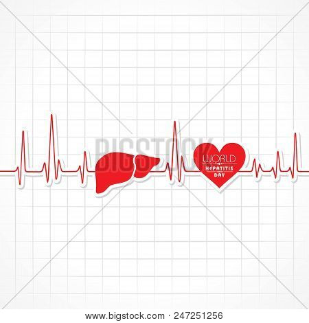 Vector Illustration Of World Hepatitis Day Stock Image And Symbols