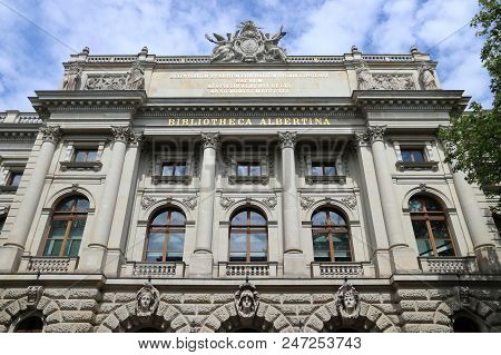 Leipzig City In Germany (state Of Sachsen). Bibliotheca Albertina - University Library.
