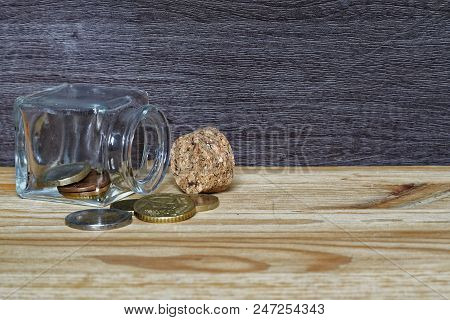 Idea In Business Casual Stacking Money As Concept For Success Or Savings, Investment And Accounting.