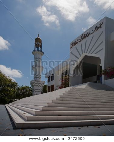 Main A Mosque Of The Country In Male