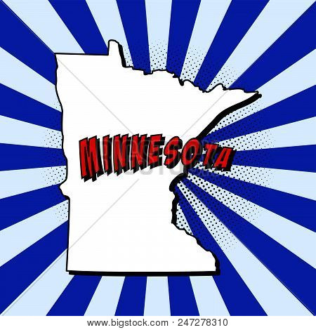 Map Minnesota U.s. Vector & Photo (Free Trial) | Bigstock