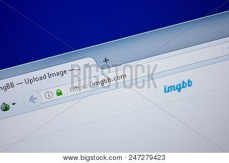 Ryazan, Russia - June 26, 2018: Homepage Of Ibb Website On The Display Of Pc. Url - Ibb.co