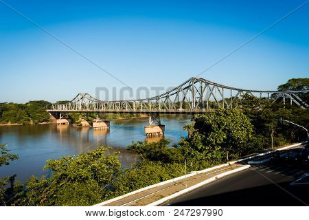 Metal Bridge, Postcard Of The Border Between Timon Maranhão And Teresina In Piaui
