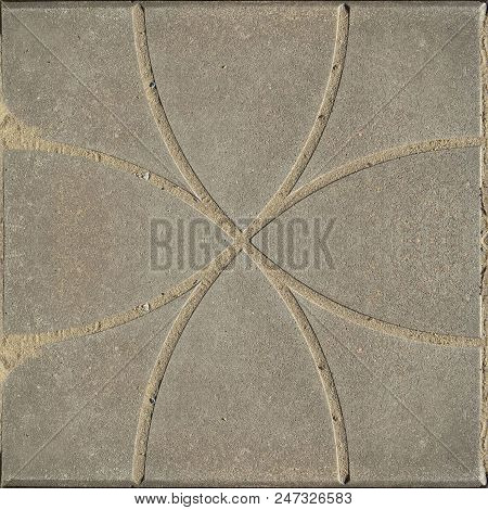 Seamless Photo Texture Of Pavement Tile From Cement