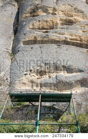 Medieval Rock Relief Madara Rider From The Period Of First Bulgarian Empire, Unesco World Heritage L
