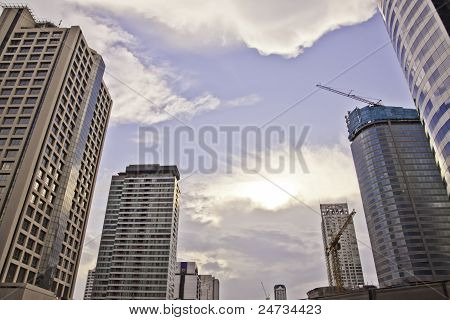 Cityscapes scenes of Sathorn Bangkok