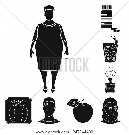 Diabetes Black Icons In Set Collection For Design. Treatment Of Diabetes Vector Symbol Stock  Illust