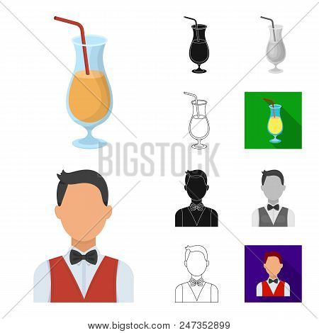 Casino And Gambling Cartoon, Black, Flat, Monochrome, Outline Icons In Set Collection For Design. Ca