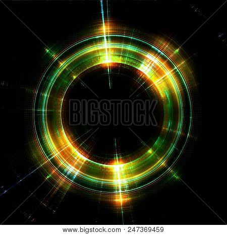 Shining Lenses Of Objective, Adjustment  Control   - Fractal Art