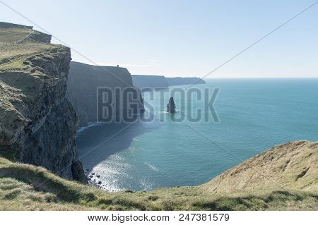 Cliffs Of Moher County Clare On The Wild Atlantic Way In Ireland