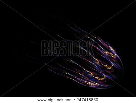 Clear Deep-sea Jellyfish - Delicate Fractal Art