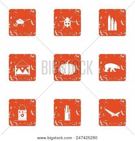 Disclosure Icons Set. Grunge Set Of 9 Disclosure Vector Icons For Web Isolated On White Background
