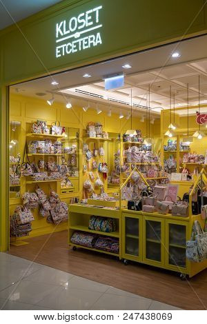 Kloset & Etcetera Shop At Mega Bangna, Bangkok, Thailand, Jun 2, 2018 : Thai Fashion Brand Of Bags A