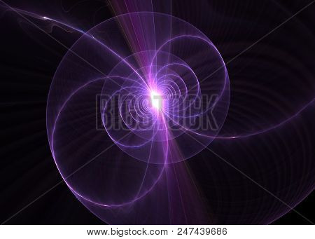 Shining   Glowing Plasma Flash Background - Fractal Art
