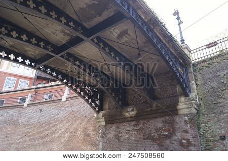 Detail - Bridge Of Lies (podul Minciunilor)  Sibiu, Transylvania, Romania