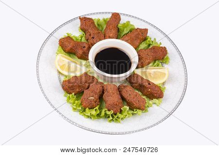 Traditional Delicious Turkish Foods; Bulgur Kofte, Cig Kofte.