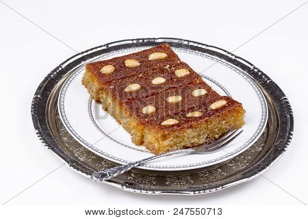 Traditional Delicious Turkish Desserts; Sambali Tatlisi. Turkish Cuisine.