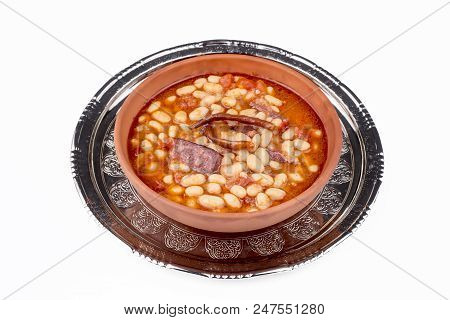 Hot Turkish Bean Stew With A Tasty Tomato Sauce, Turkish Food; Kuru Fasulye.