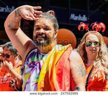 Gay Pride Parade In San Francisco - Gay Man Marches