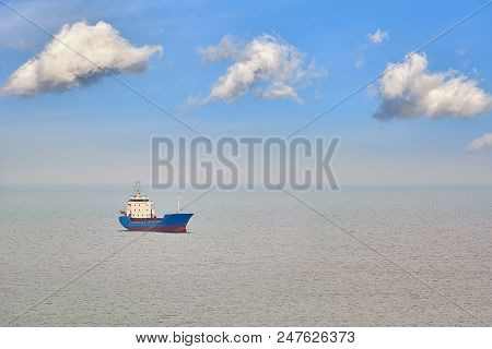 General Cargo Ship In The Black Sea