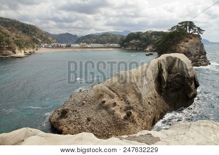 Turtle Island And Snake Island In Dogashima, Japan