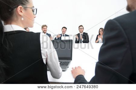 meeting of shareholders of the company at the round - table.