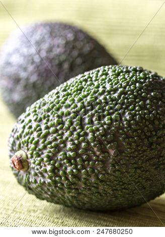 Hass Avocados Close Up